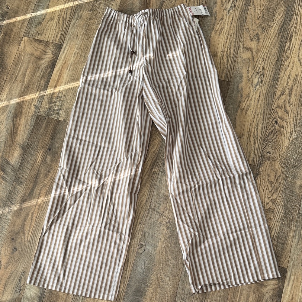 Christian Lacroix Brown Striped Pants